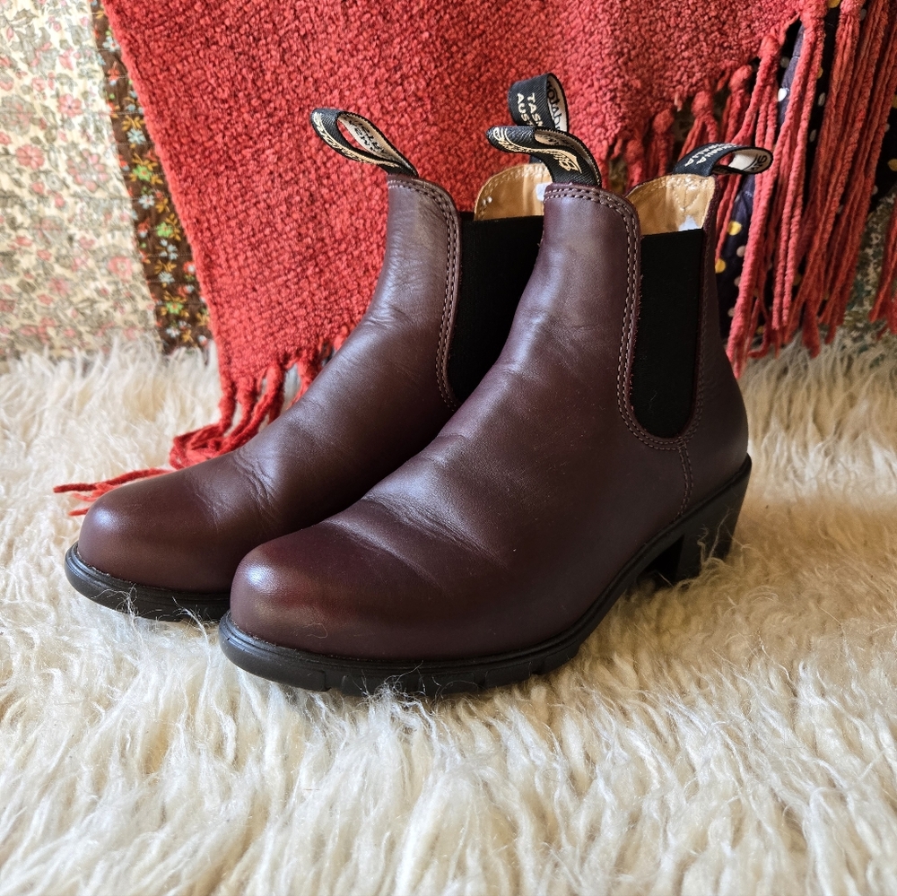 Blundstone #2060 Heeled Boots Shiraz Leather Women's US 7.5